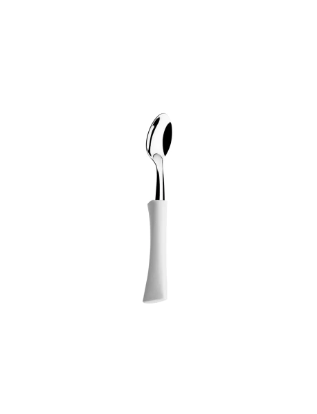 CUCHARA DE TE MANGO BLANCO INOVA DI SOLLE 13.65CM CUCHARA DE TE MANGO BLANCO INOVA DI SOLLE 13.65CM