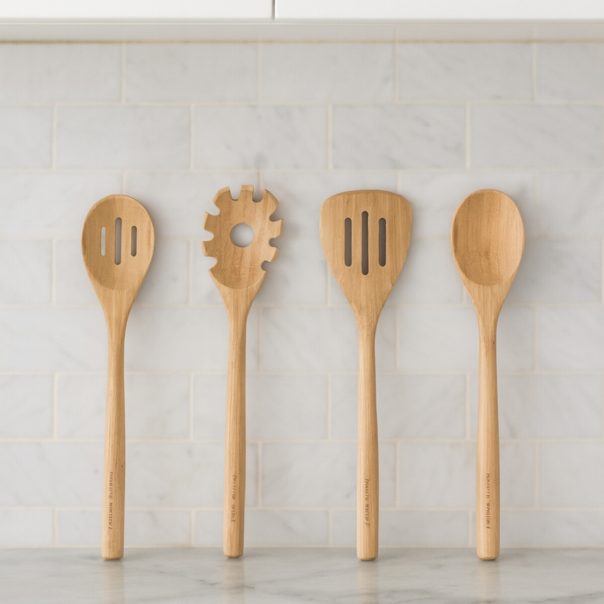 Utensilios Cocina de Bambú 4 Piezas 33 cm KitchenAid 