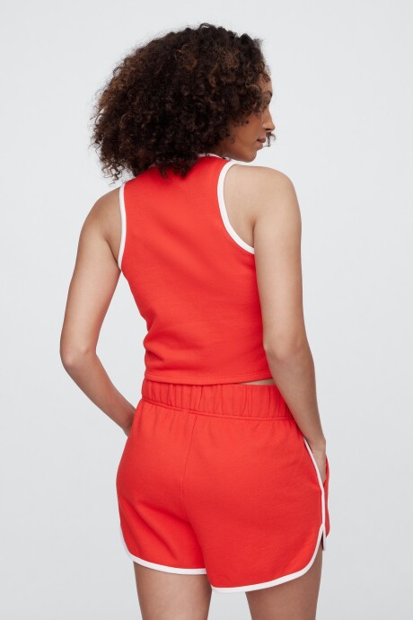 Short Pique Mujer Poster Red