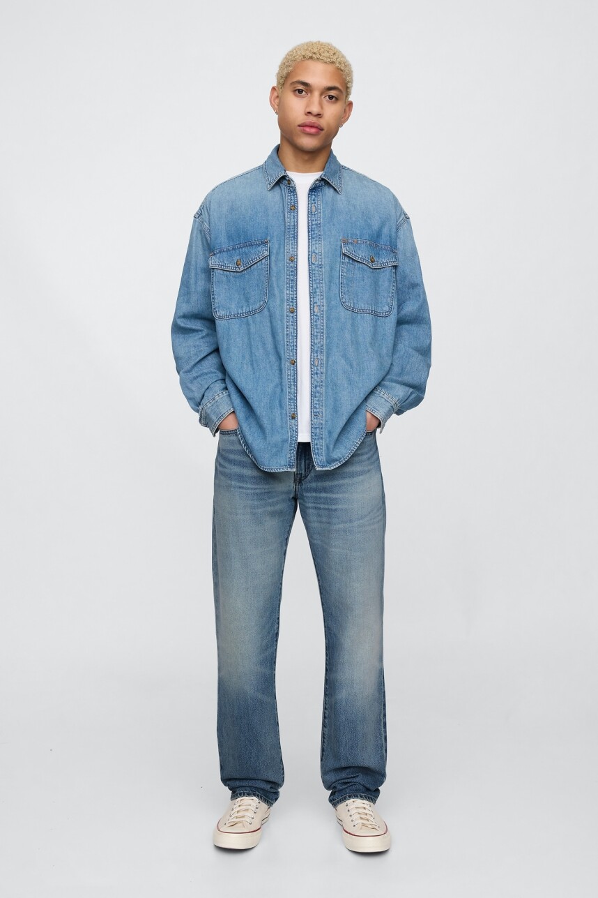 Jean Straight Ultra Soft Hombre Medium Wash