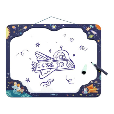 Pizarra Magnética Espacio de Madera Djeco Pizarra Magnética Espacio de Madera Djeco
