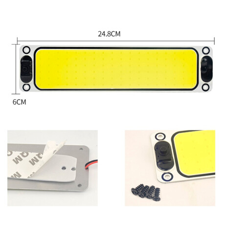 FAROL - PLAFON LED UNIVERSAL 25X6 12/24V - FAROL - PLAFON LED UNIVERSAL 25X6 12/24V -
