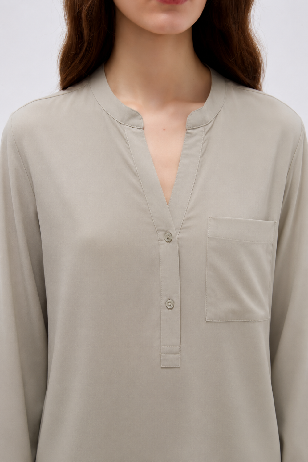 Blusa Au Verde Grisaceo