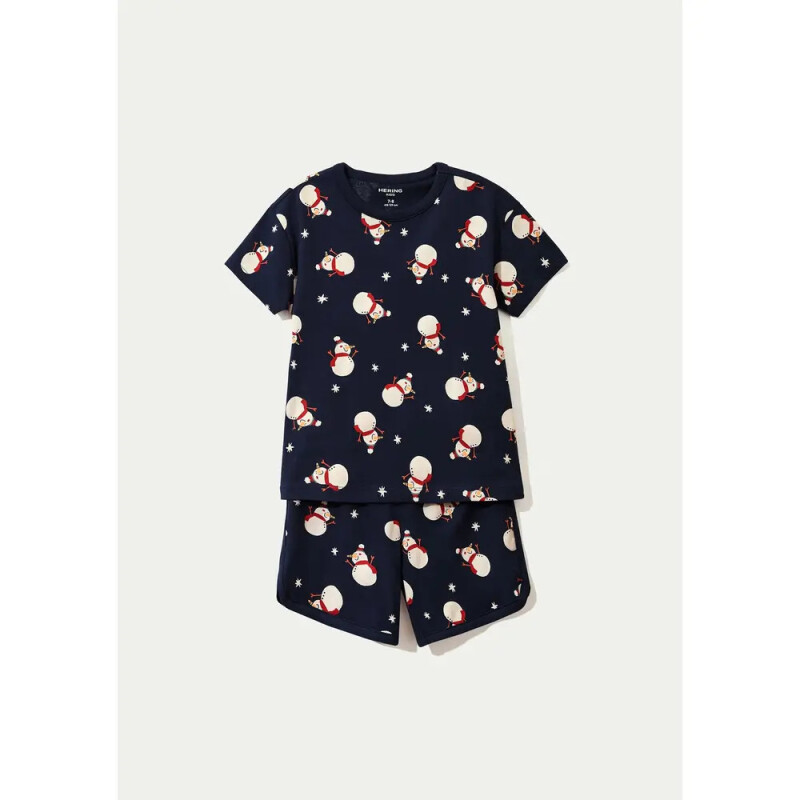 PIJAMA MM INFANTIL AZUL ESCURO