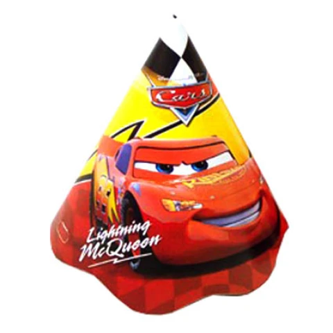 Cotillón Gorros Cumpleaños x8 - Disney Cars U