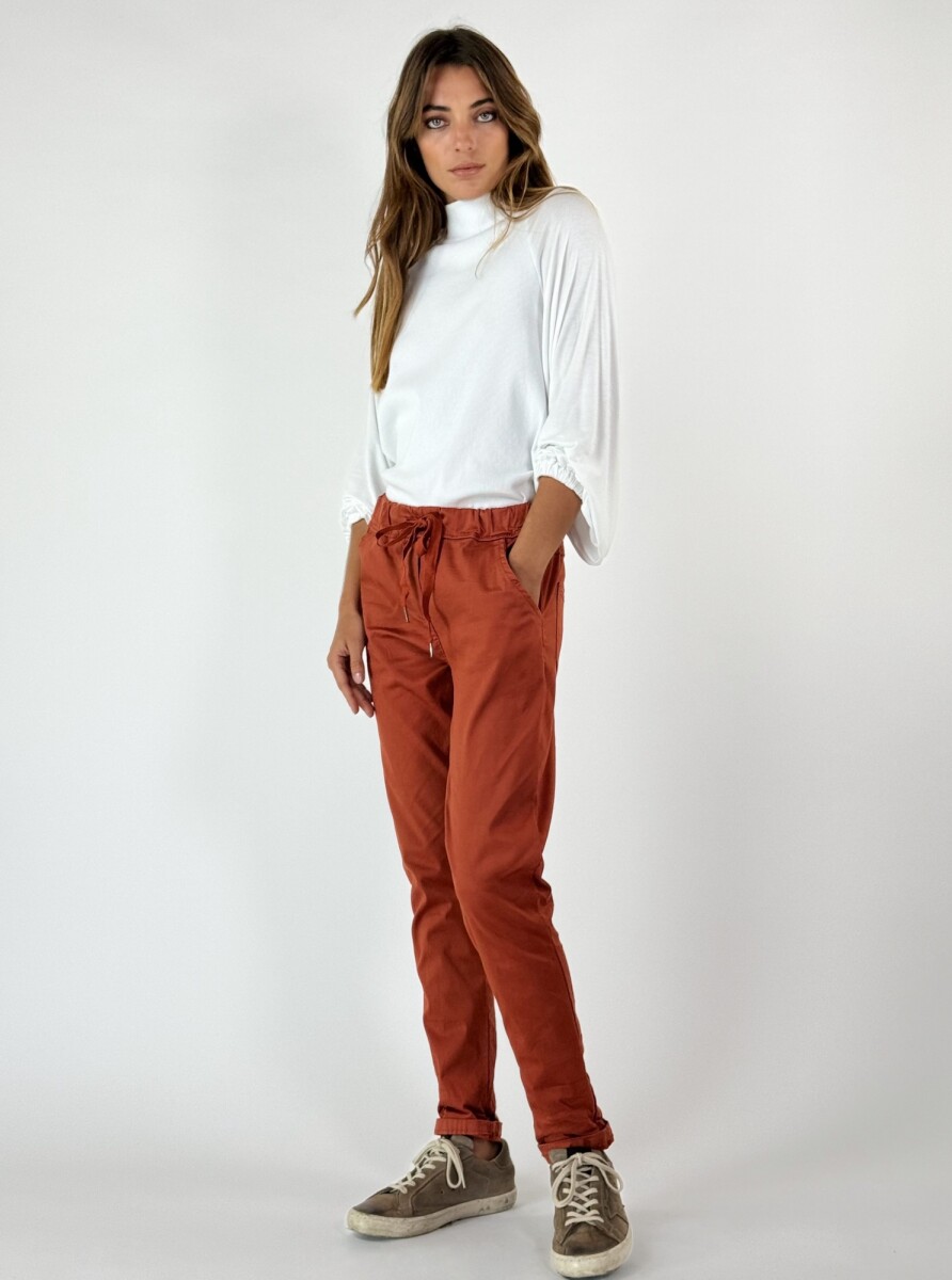 PANTALON NICOLETTA - LADRILLO 