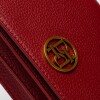 Bandolera Lola En Efecto Cuero Rojo