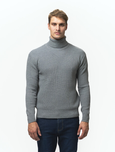 Polera de punto Lucca Gris