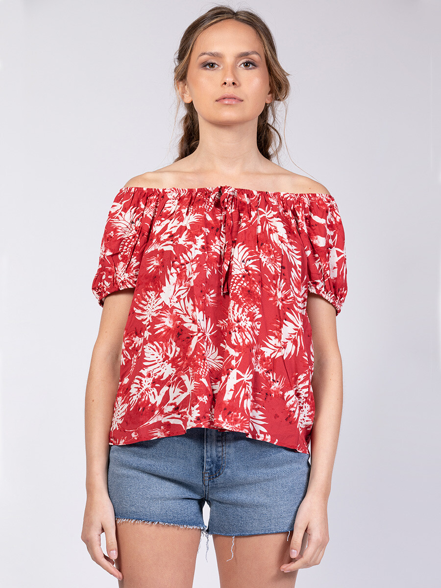 BLUSA CONEY RUSTY - Rojo 