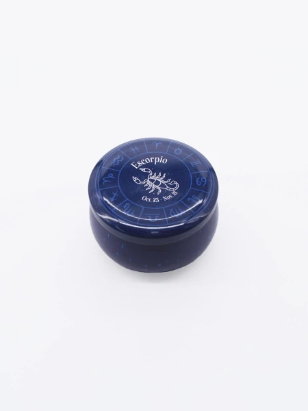 VELA ZODIACO ESCORPIO AZUL