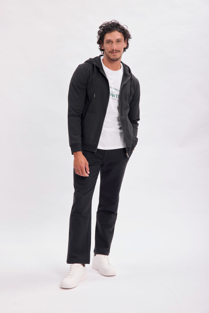 Pantalón deportivo recto - Clasico Negro 