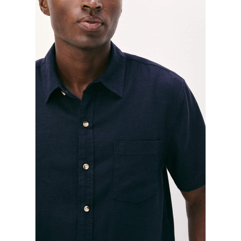 CAMISA MASC AZUL ESCURO