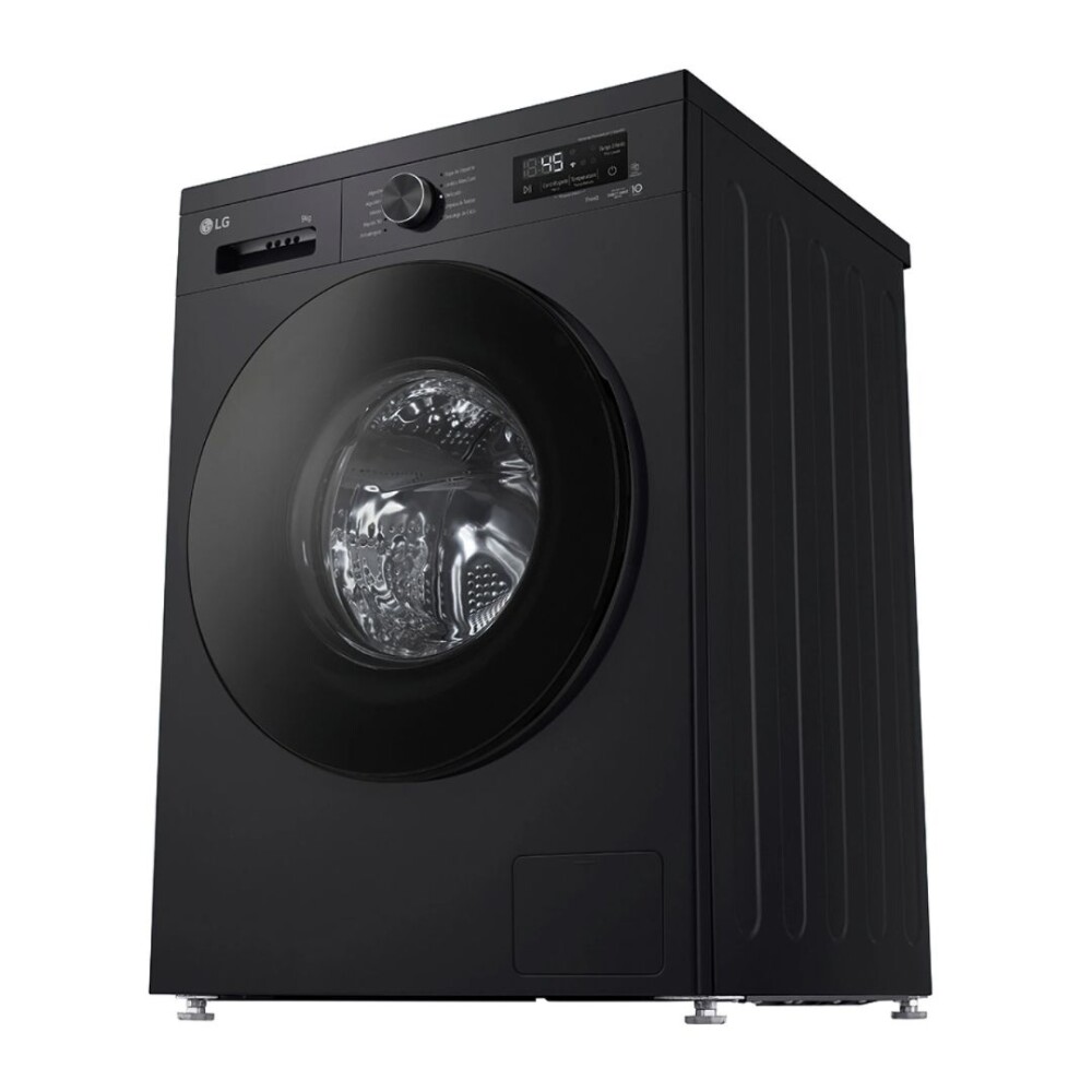 Lavarropas Inverter Carga Frontal 9Kg Negro - Modelo WM9OBVF6 - Lg Lavarropas Inverter Carga Frontal 9Kg Negro - Modelo WM9OBVF6 - Lg