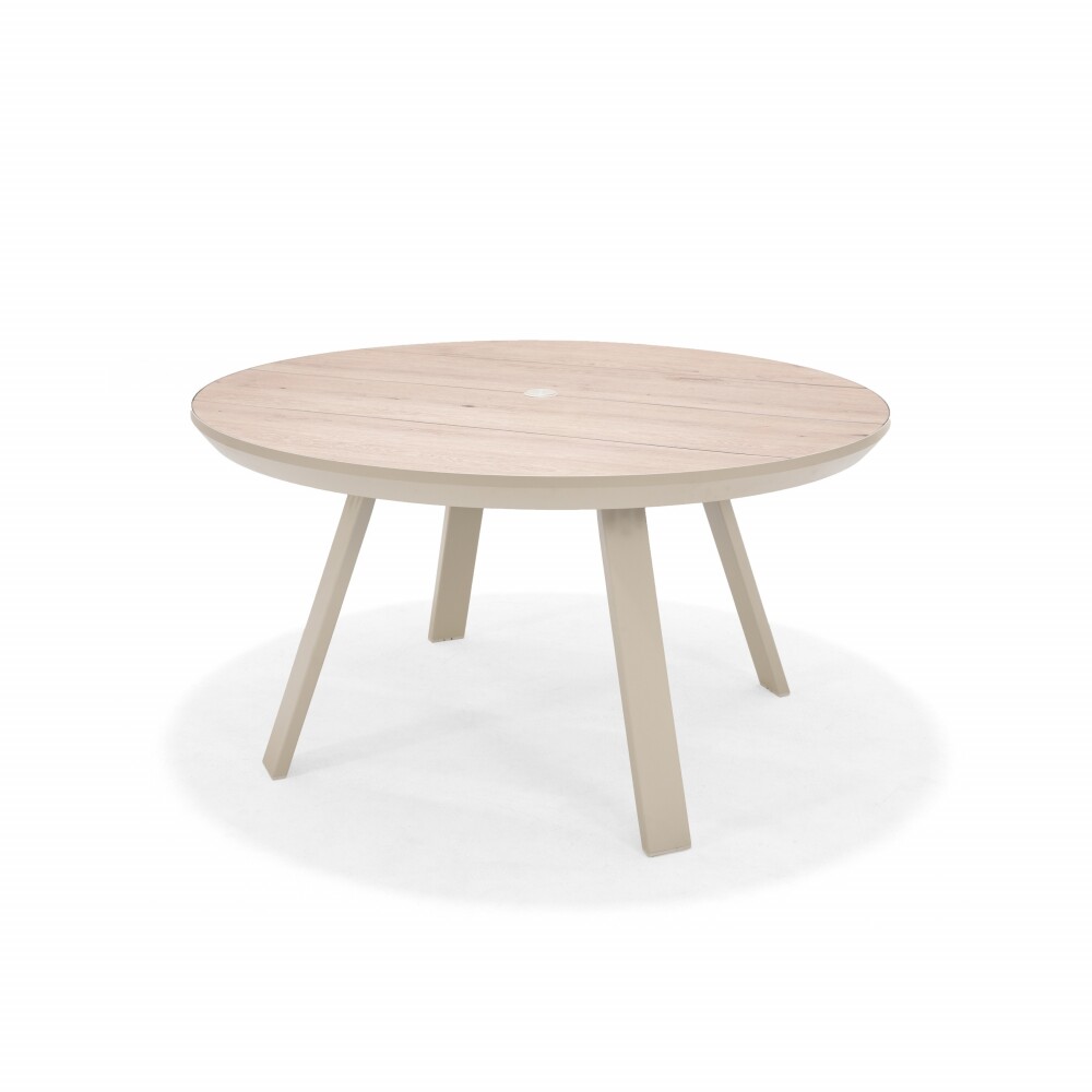 Mesa redonda de Patio Diámetro 141cm - Urbanite Beige