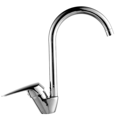 Griferia De Mesada Cocina Monocomando Cromo Arona Aqualia CROMO