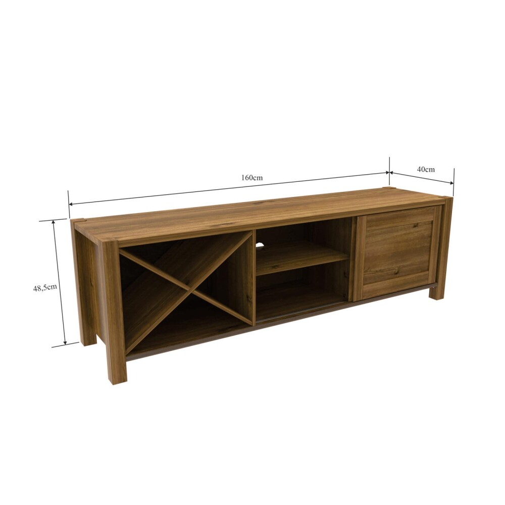 MUEBLE PARA TV MADERA MARRON TOLEDO CARAMELO