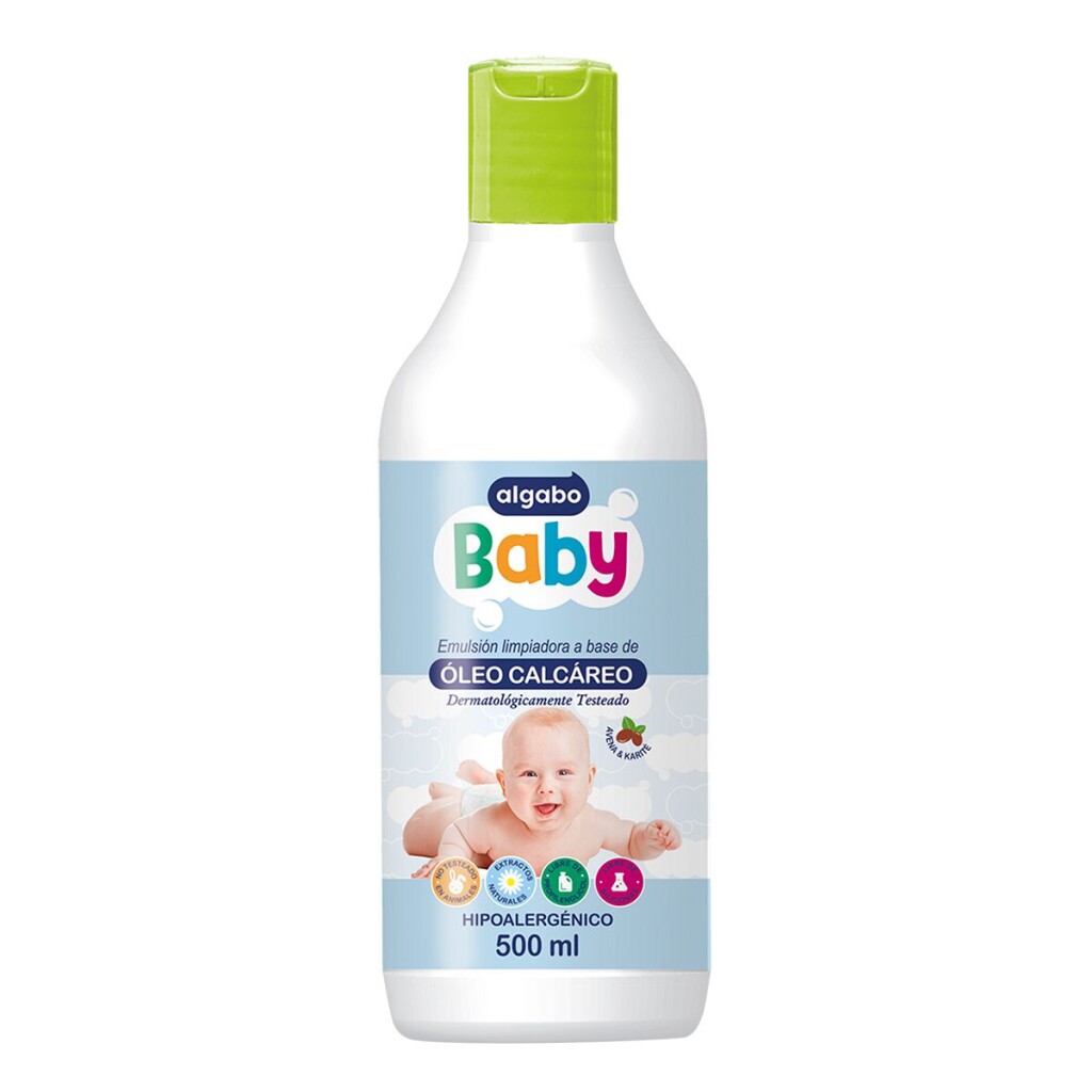 Emulsión Limpiadora Oleo Calcareo Algabo Baby - Cont.500mL