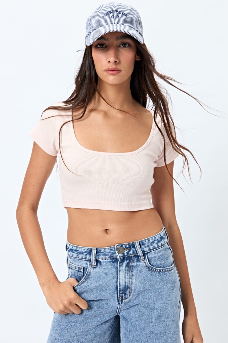 TOP GERANIUM Rosa Bebé