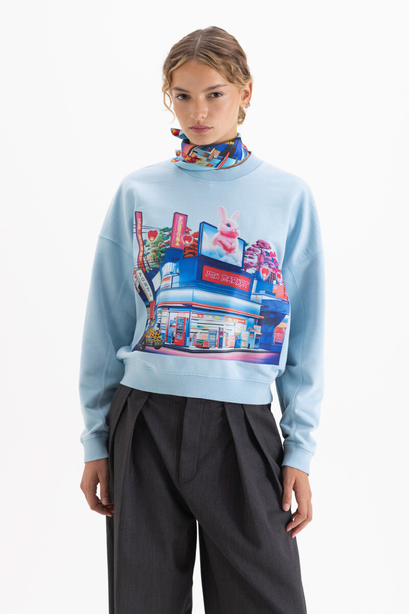 Buzo Fortune Celeste