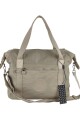Bolso grande en tafeta amasada Beige