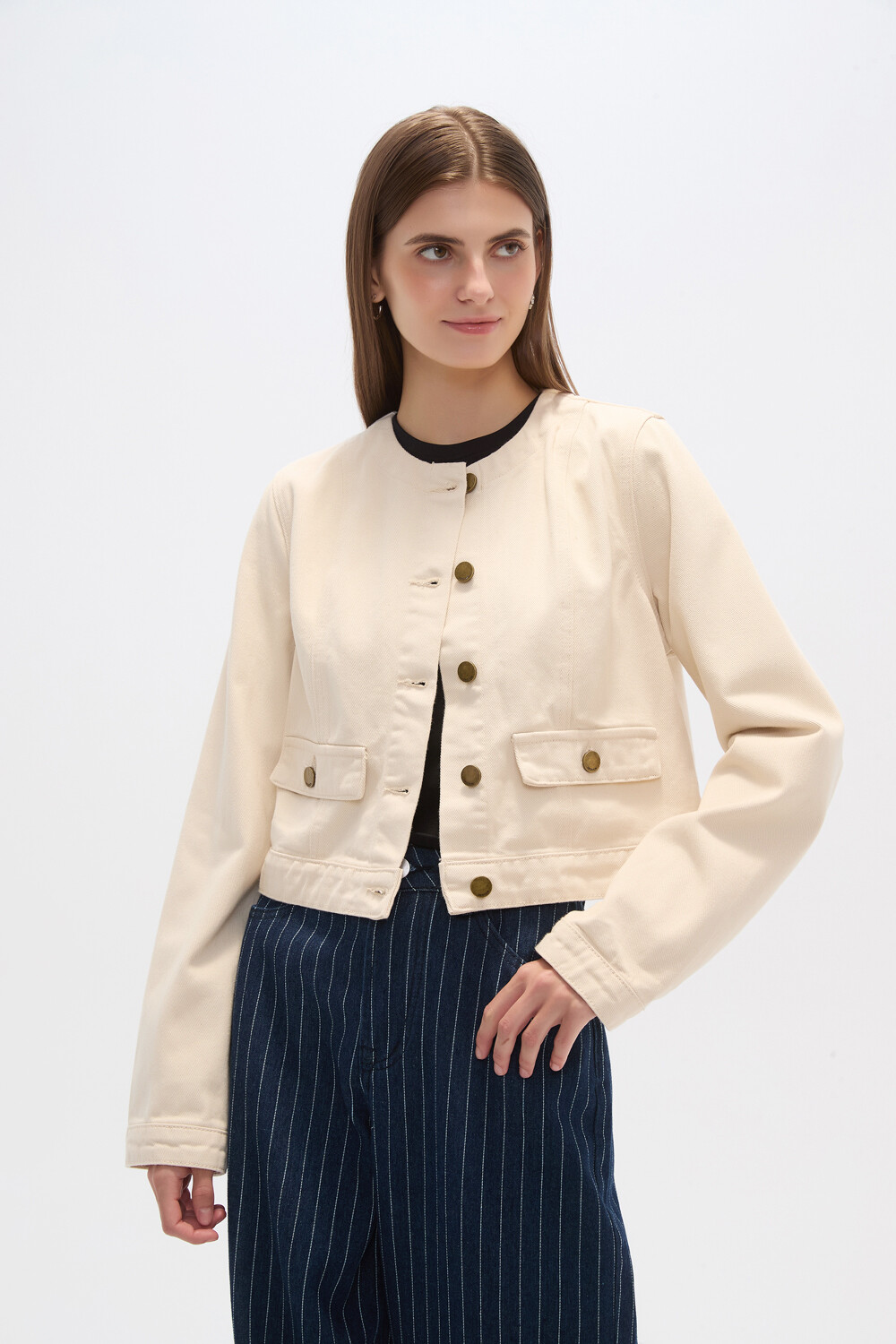 Chaqueta Yale Crudo / Natural