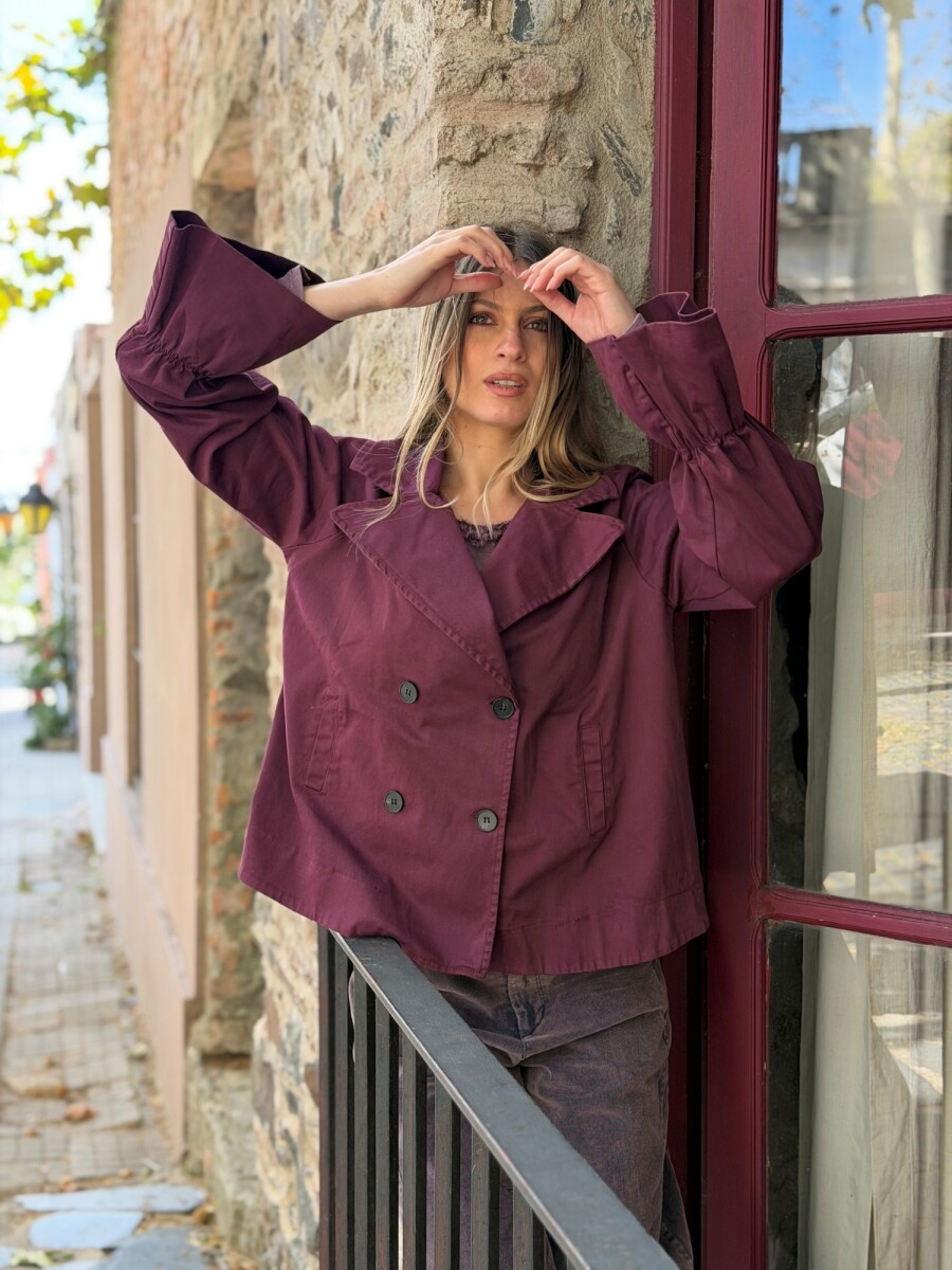 CHAQUETA SILVARA - PURPURA 