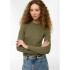 BLUSA ML FEM OLIVA MEDIO