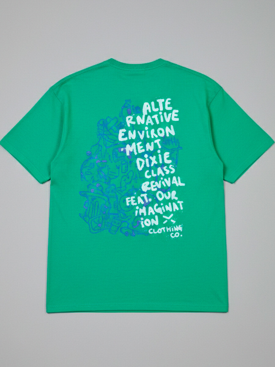 T-SHIRT PASKE DIXIE Verde