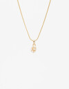 Cadena Corta con Dije Perla Collar Con Dije Perlas - Dorado