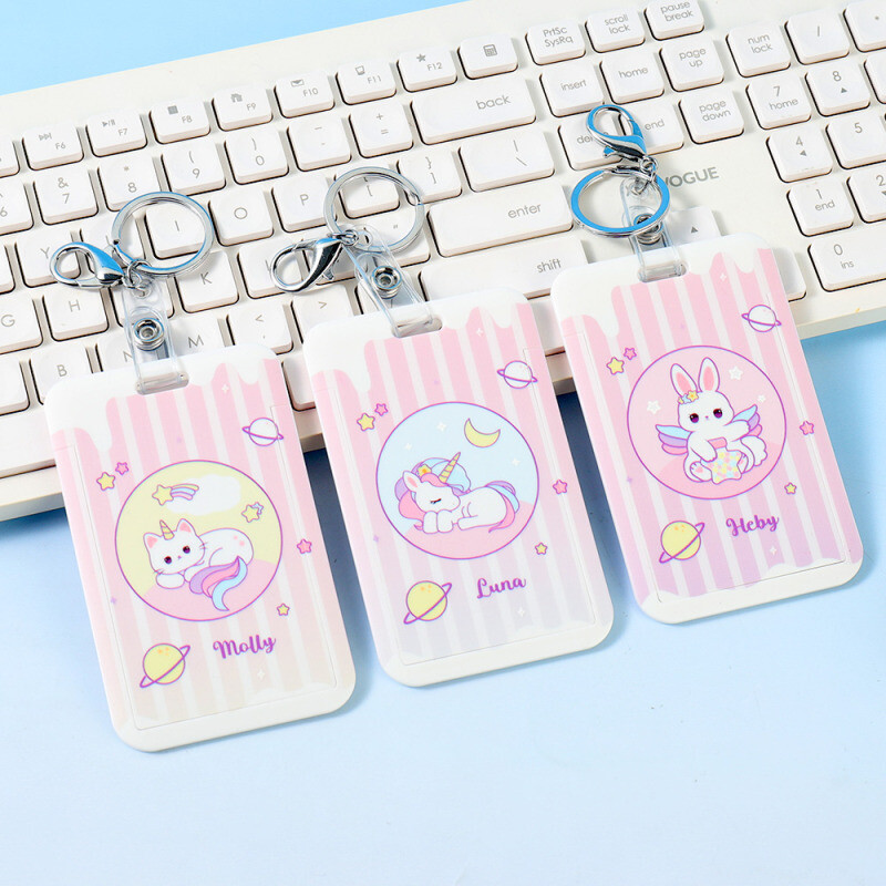 Llavero Porta Tarjeta - Identificación O Bus - Pink #3 Llavero Porta Tarjeta - Identificación O Bus - Pink #3