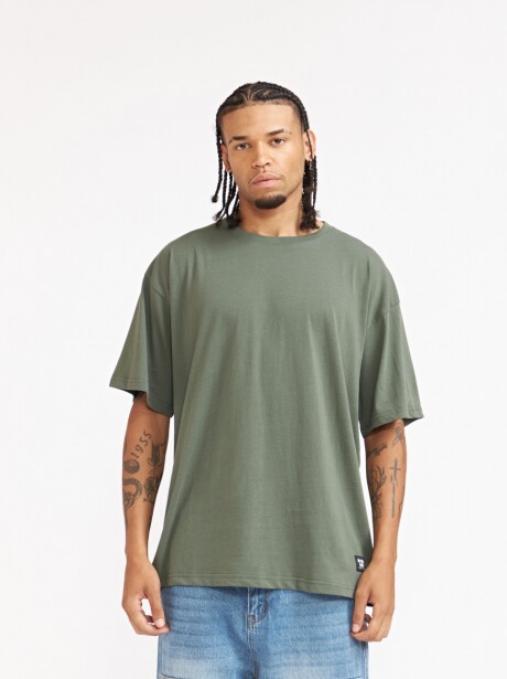 REMERA OVERSIZE RENO VERDE