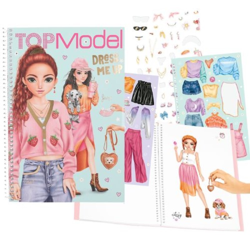 Cuaderno grande dress me up- Top Model Cuaderno Grande Dress Me Up- Top Model