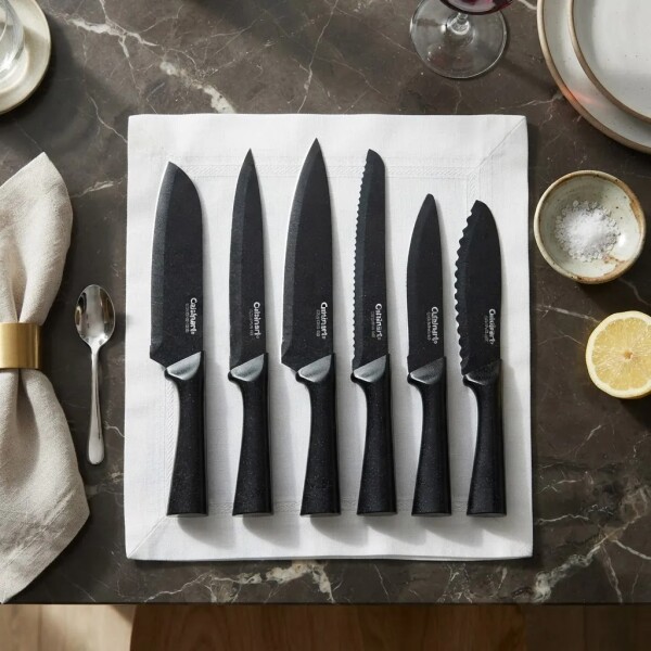 Juego de 6 Cuchillos con protector de hoja Cuisinart - C55-12PMB Juego de 6 Cuchillos con protector de hoja Cuisinart - C55-12PMB