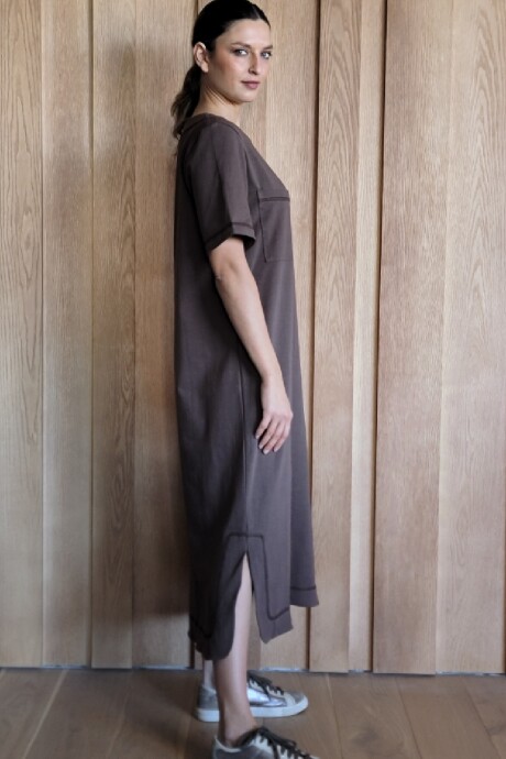 Vestido Arrecife Cotton chocolate