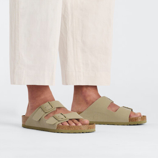 Sandalias Birkenstock Arizona Bf Faded Khaki Sandalias Birkenstock Arizona Bf Faded Khaki