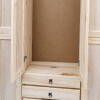 Ropero Madera Pino Macizo 6 Puertas Placard - Blanco Ropero Madera Pino Macizo 6 Puertas Placard - Blanco