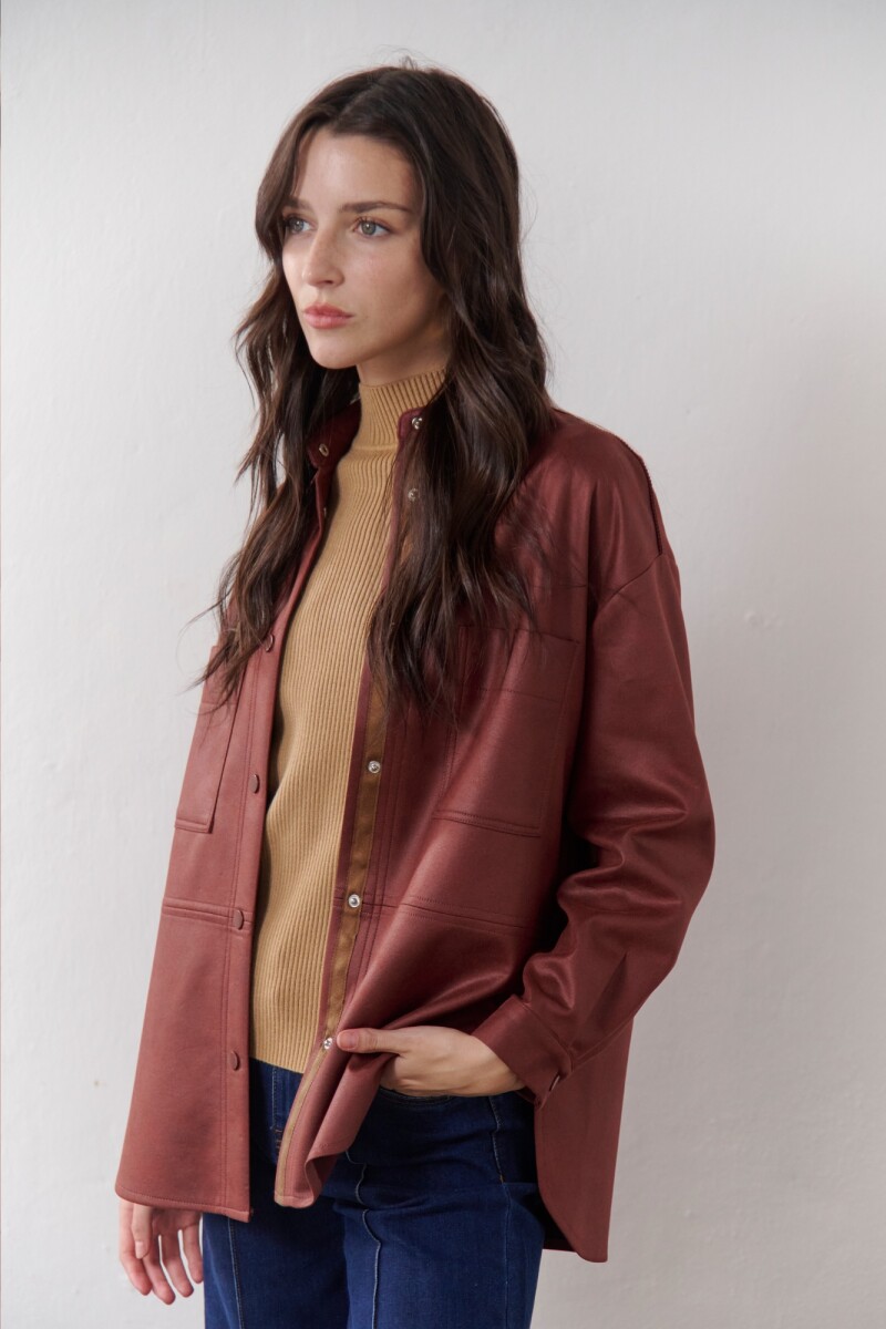 SOBRECAMISA GALA GRANATE