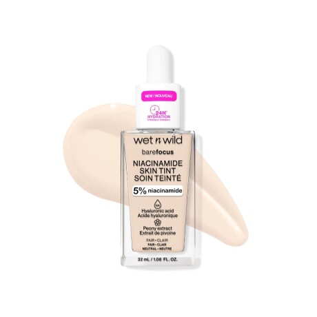 Wet n Wild Base con Niacinamida 5% Y Ácido Hialurónico Tono Claro 1116089