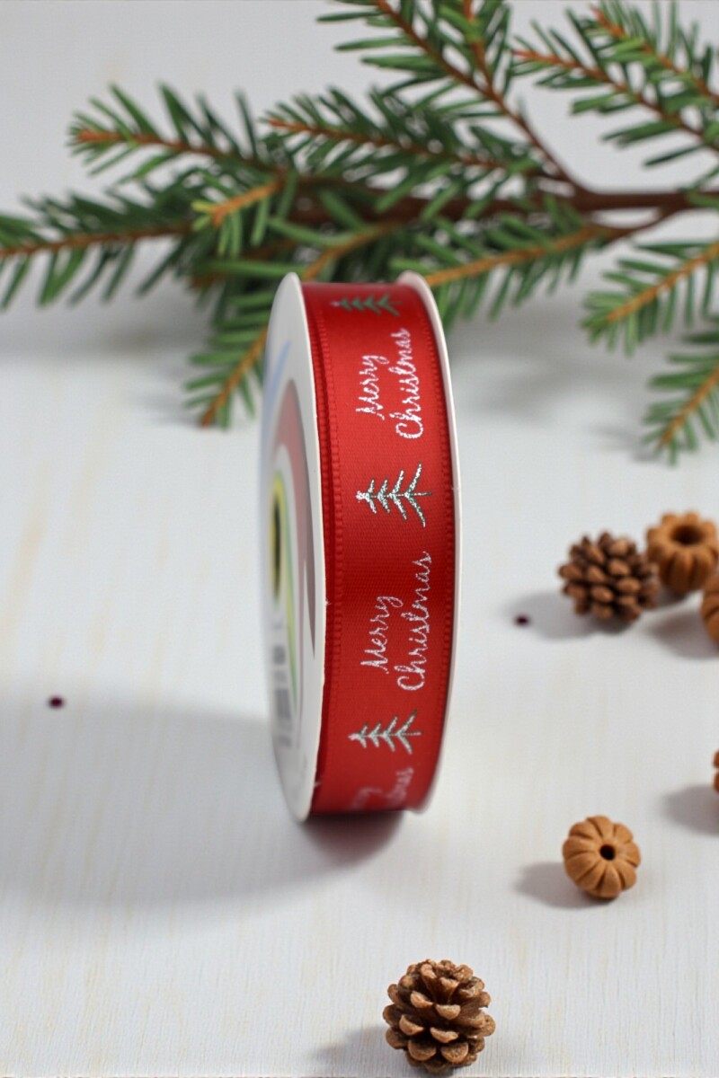 Cinta de regalo navidad 1.5cm*2.6m - DISEÑO 2 
