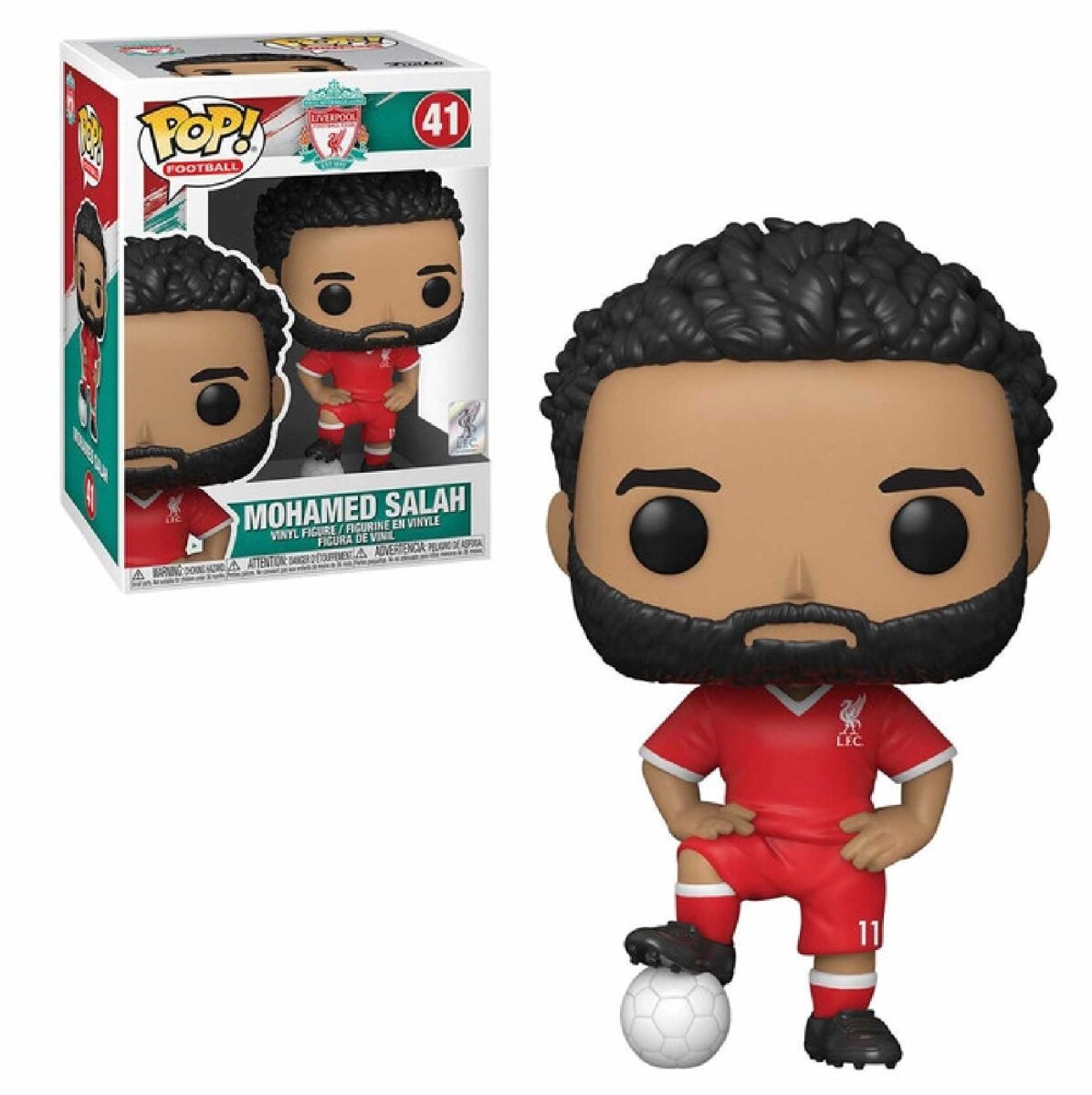 Figura Coleccionable Oficial Funko Pop - Mohamed Salah Liverpool 
