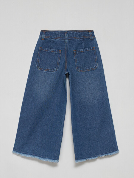 Pantalón de jean ancho Azul Medio