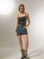 Short Mirso Azul Grisaceo