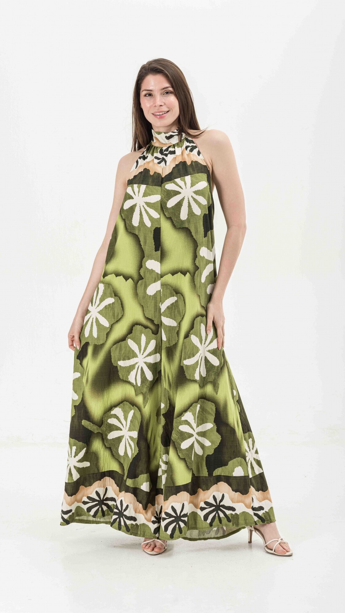 ENTERITO GISE VERDE ESTAMPADO