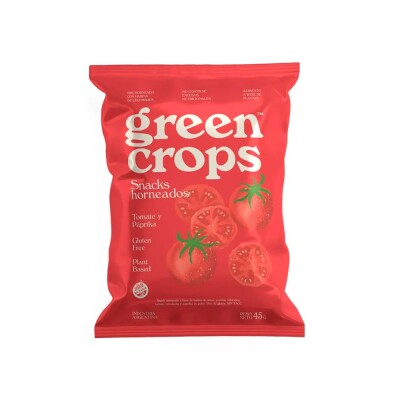 Snack Tomate y Páprika 45 g Green Crops Green Crops Tomate Y Papri 45g