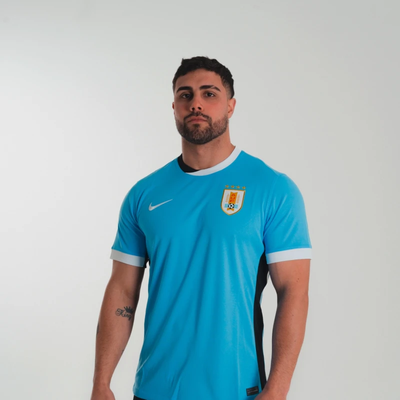 Remera Oficial Uruguay de Hombre Azul