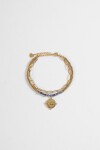 Pulsera acero mystic dorado