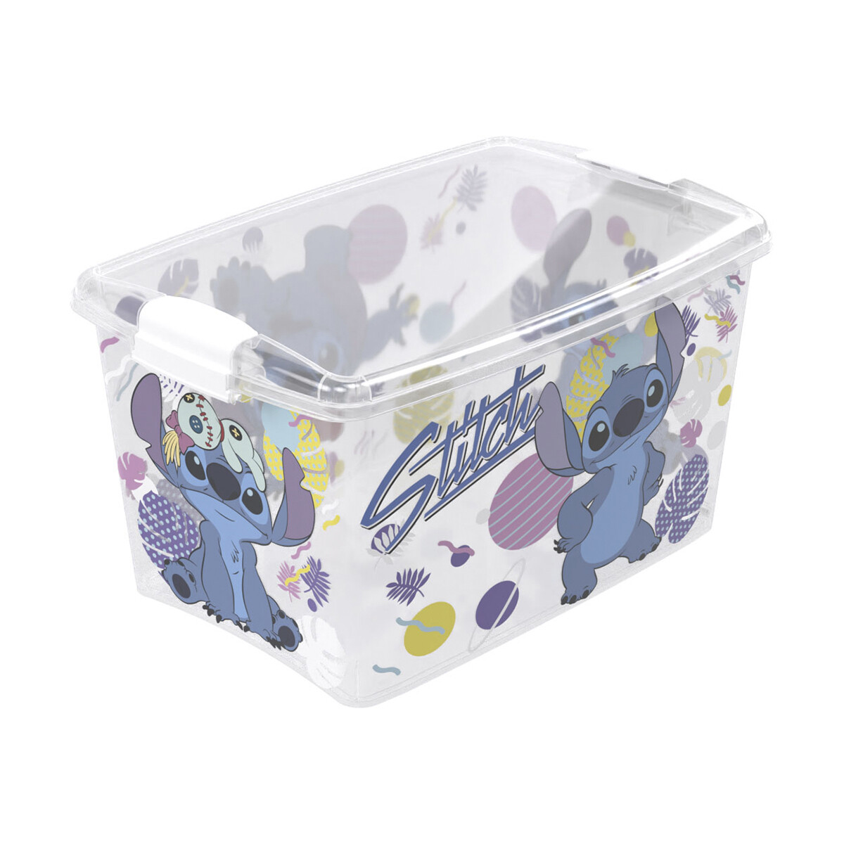 Caja Organizadora Infantil Stitch 18,7 Lts Plástica 