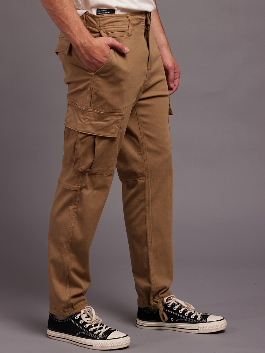 PANTALON CARGO JUANW24 RUSTY - Kaki 