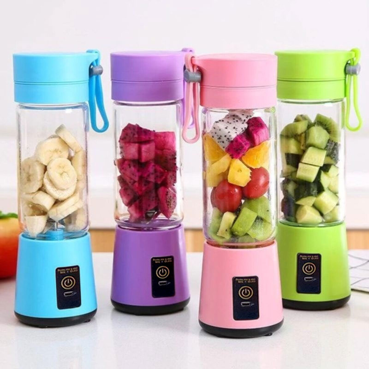 Licuadora portátil mixer con vaso 380ml - Licuadora Portátil Mixer Con Vaso 380ml 