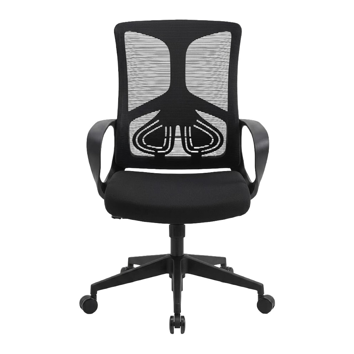 SILLA OFICINA GIRATORIA NEGRA 